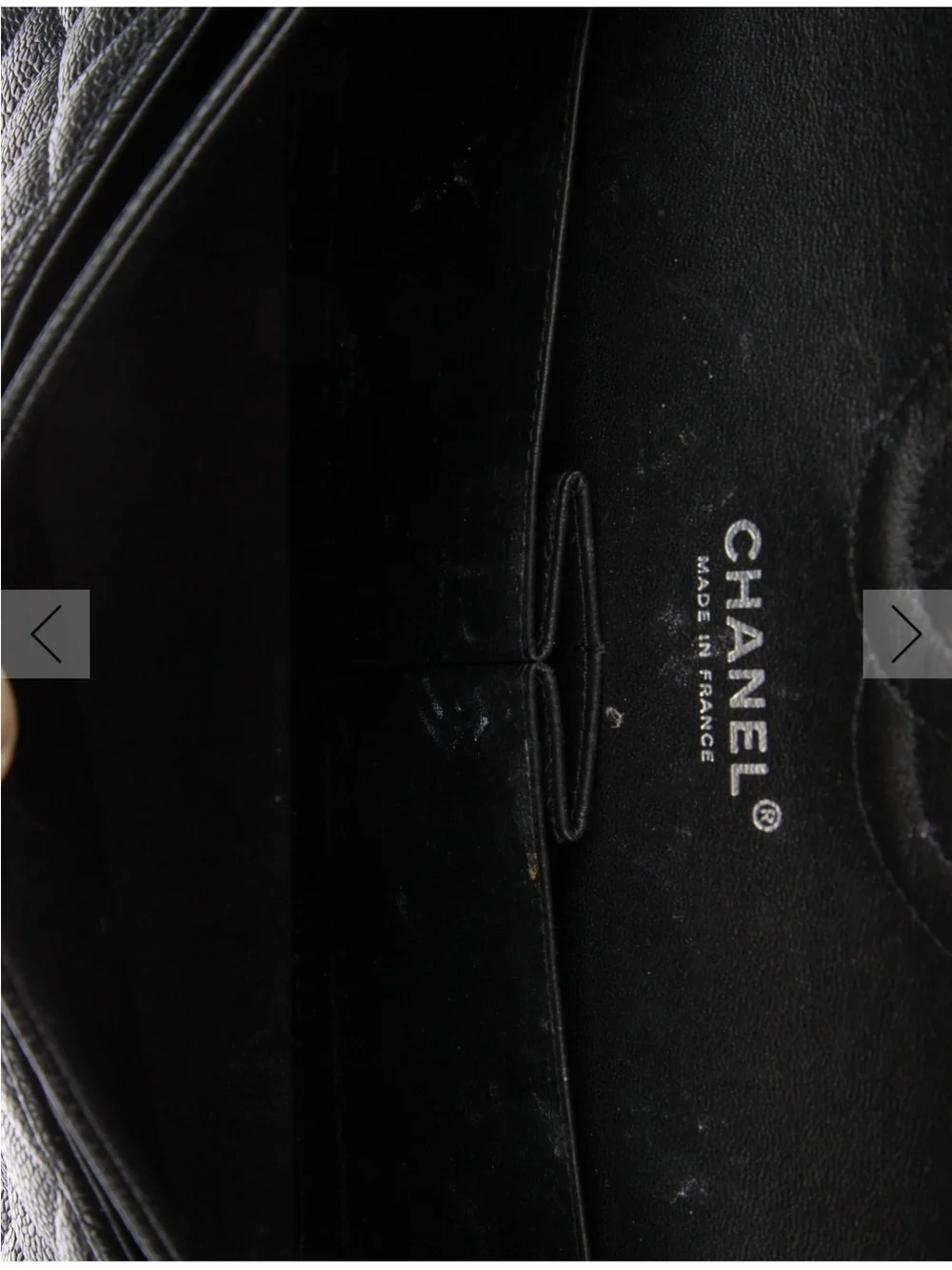 Chanel Vintage Quilted Double Flap Medium Shoulder Bag in Black - Picture 4 of 6